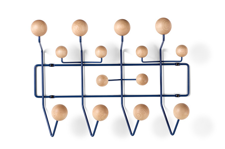 Herman Miller® Eames® Hang-It-All®, Finish: Dark Blue/Maple