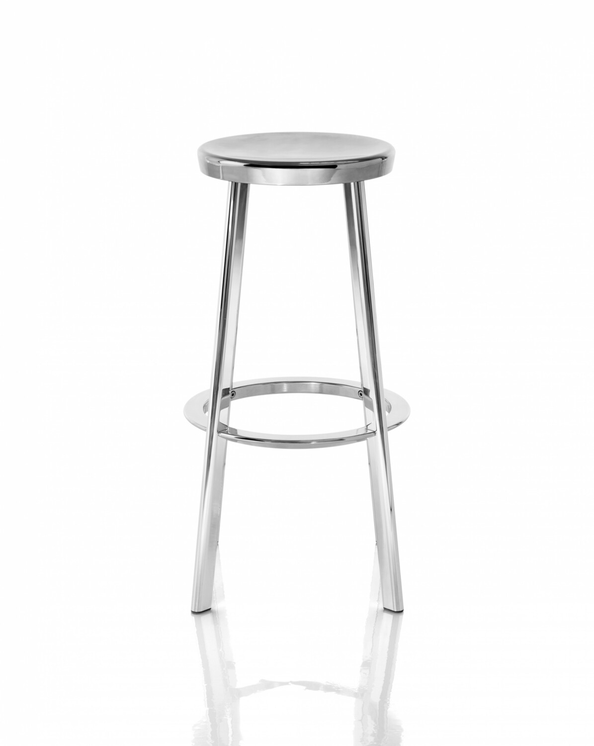 Magis Déjà-vu Stool, Height: High, Finish: Aluminum