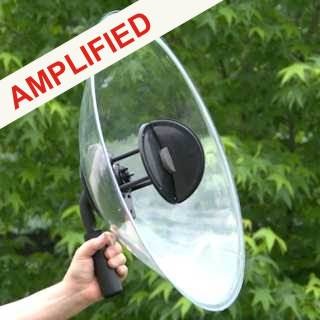 Pro Amplified Mono-Stereo Parabolic Microphone