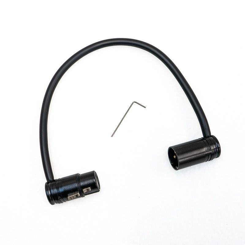 1 Foot Shorty XLR Cable