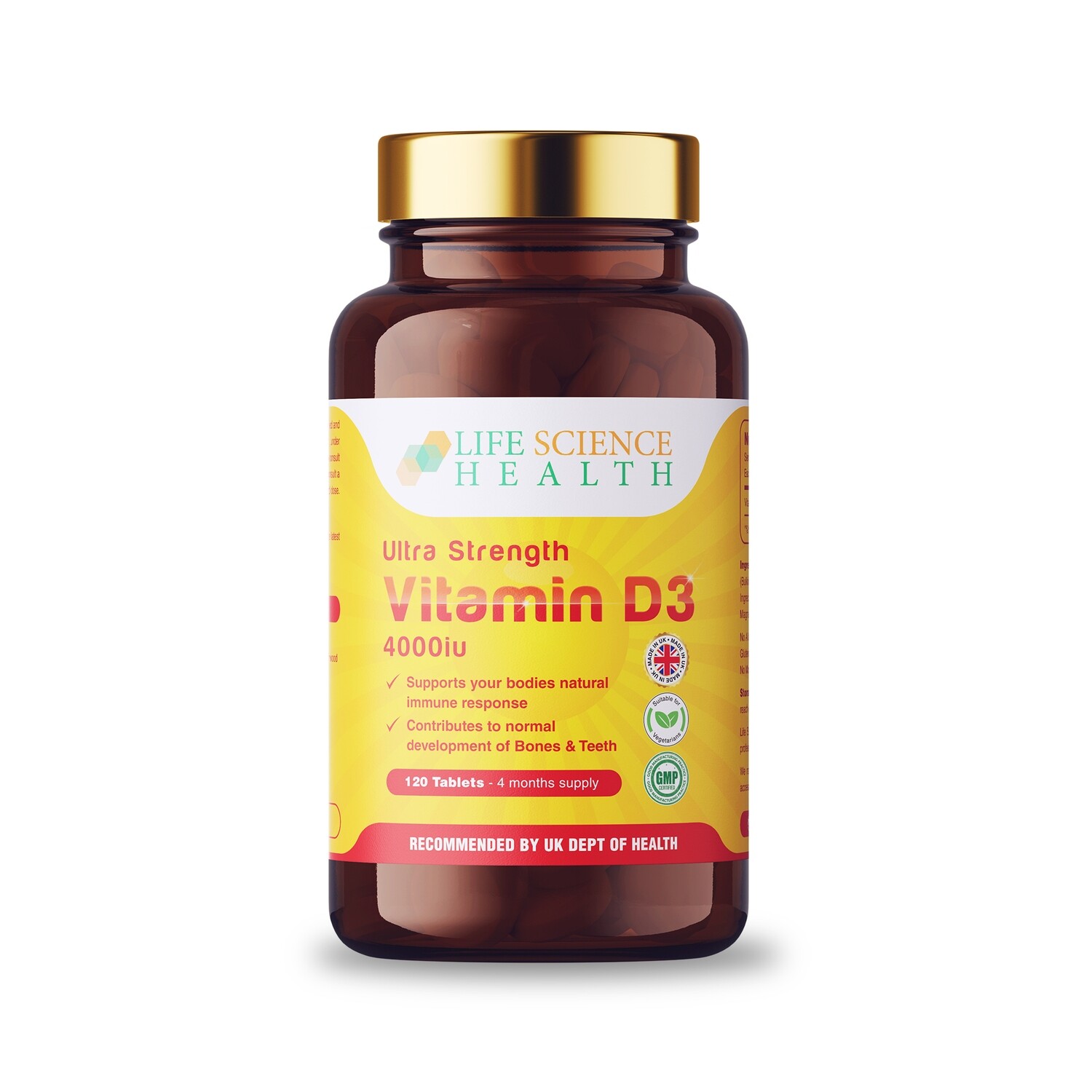 Ultra Strength Vitamin D3 4000 iu