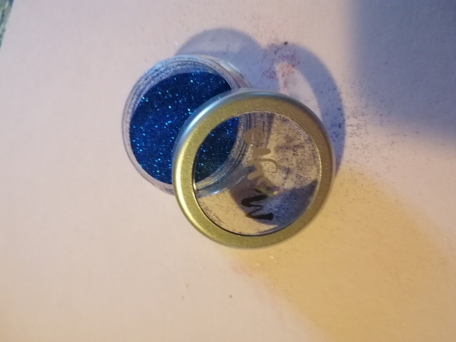 Polvere Glitter blu