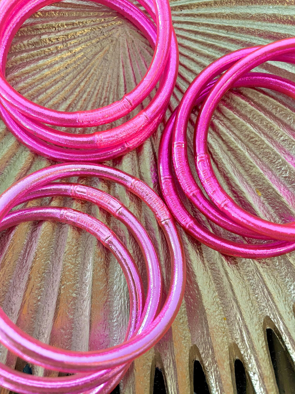 Joncs de temples bouddhistes à mantra - Light Pink, Flashy Pink et Fuchsia