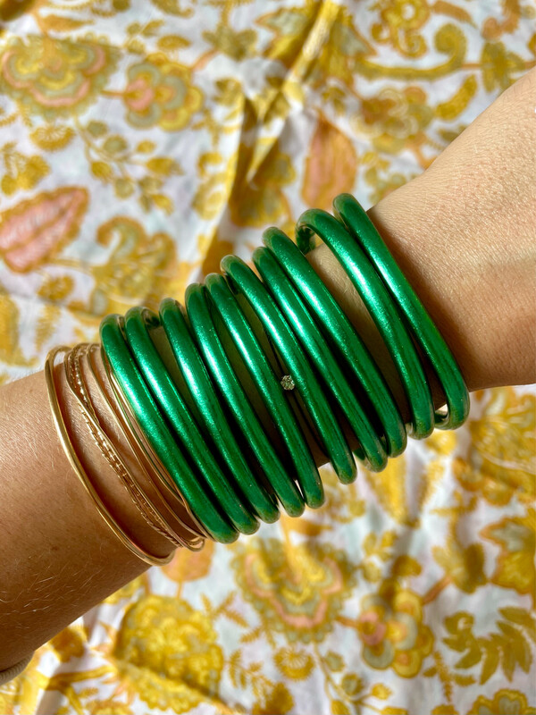 Joncs de temples bouddhistes à mantra - Vert Sirène