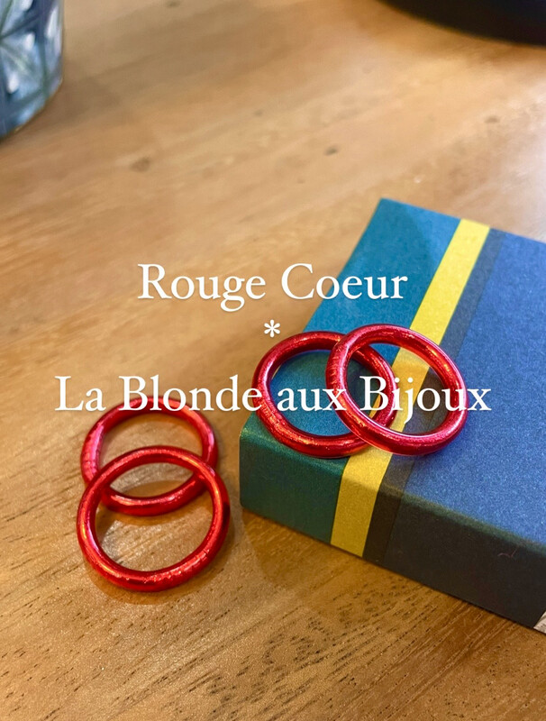 Bague bouddhiste Rouge Coeur