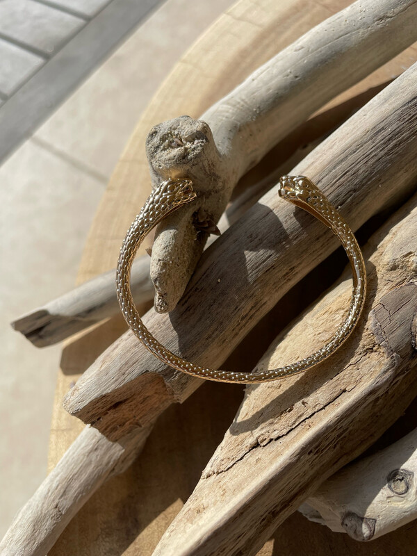 Bracelet jonc La Couleuvre Le Bestiaire