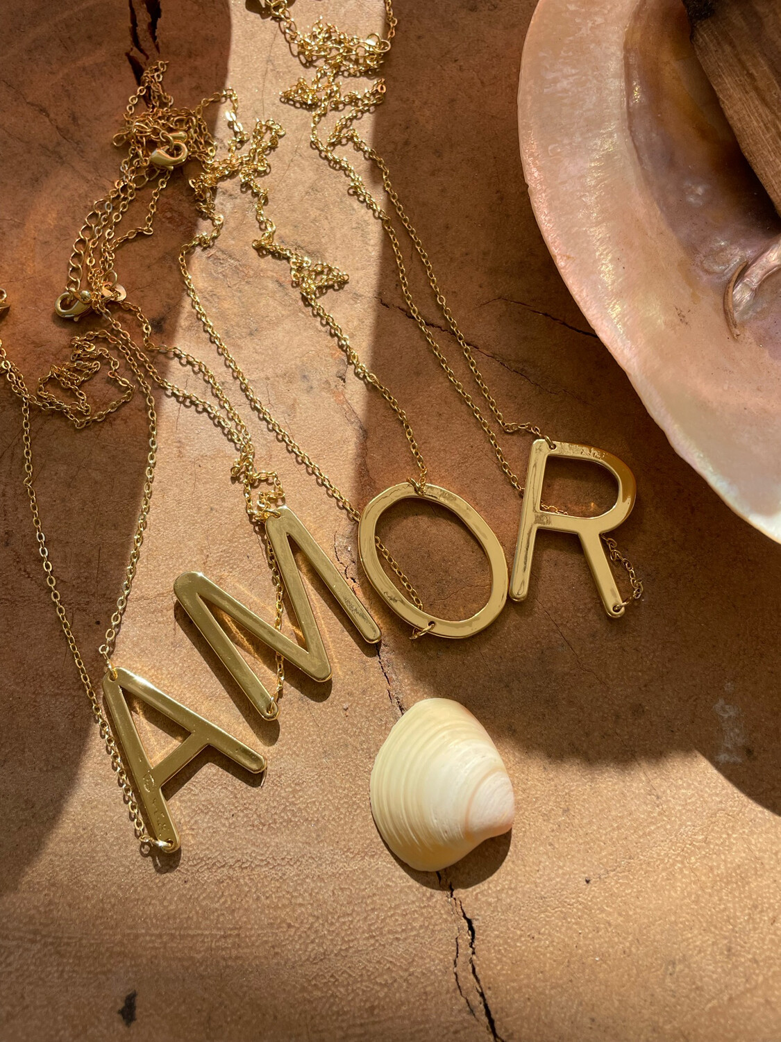 Collier Alphabet avec initiale lettre XL