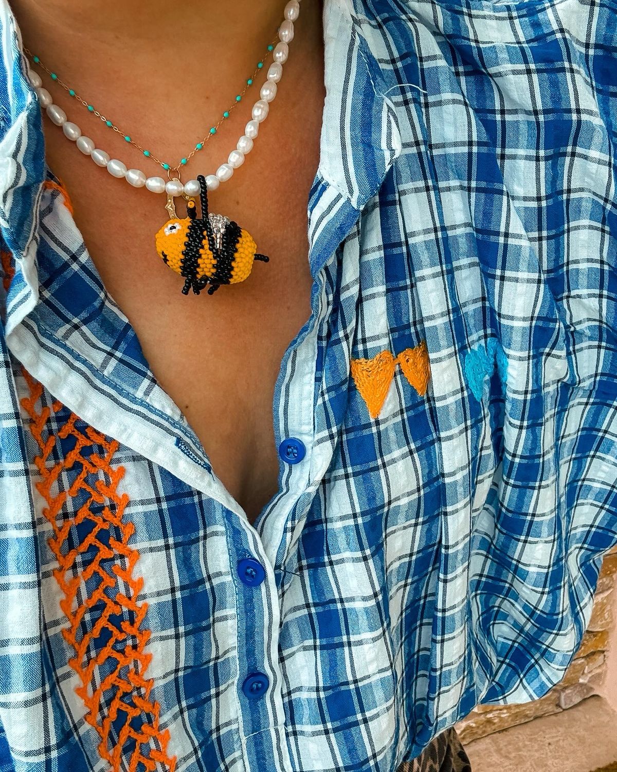 Collier Nagual Bee (abeille)