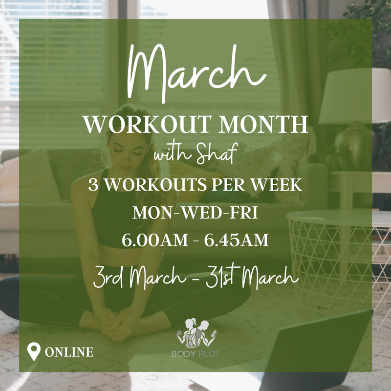 March Workout Month – Get Strong, Stay Committed!