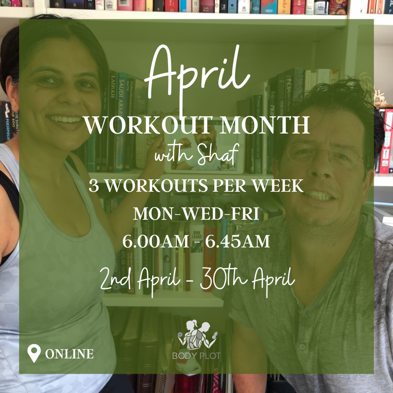 April Workout Month – Get Strong, Stay Committed!