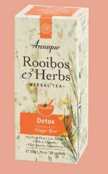 Herbal Tea: Rooibos & Ginger (Detox) 50g