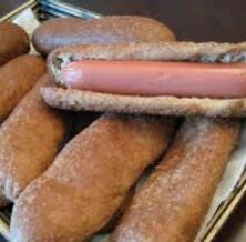 Plain Hot Dog Rolls (4)