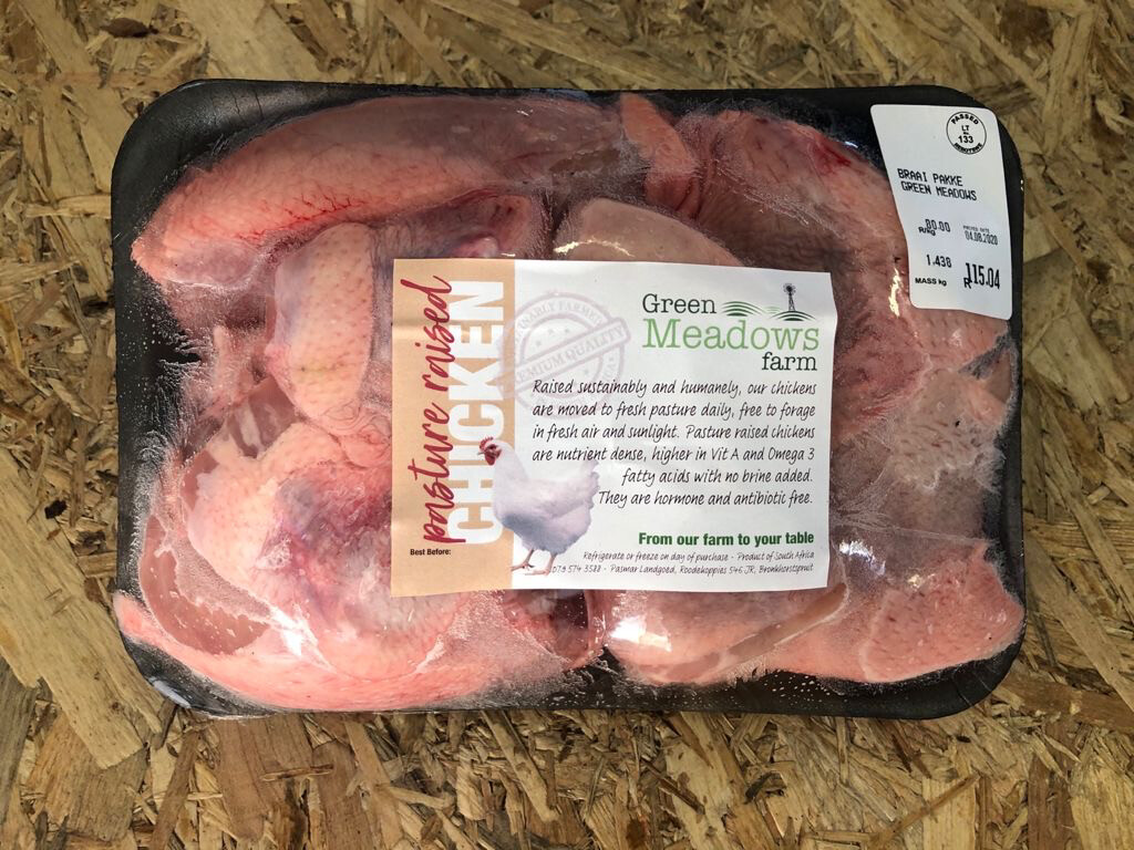Pasture Raised Chicken Braai Pack (R85 per kg) 