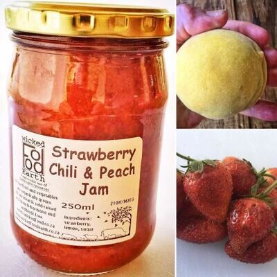 Strawberry, Chilli & Peach Jam