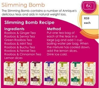 Annique Tea Bomb (7 teas) & 2L Eco Bottle