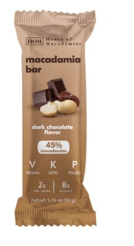 House of Macadamia Dark Chocolate Protein Bar