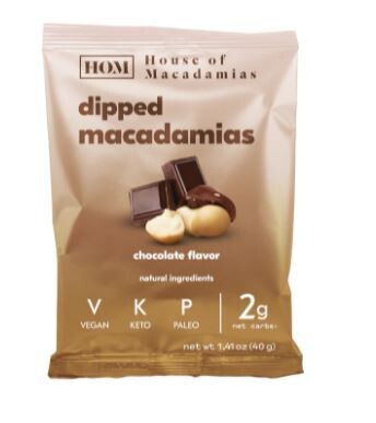 Chocolate Dipped Macadamia Nuts 40g