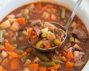 Beef and vegetable soup 500ml