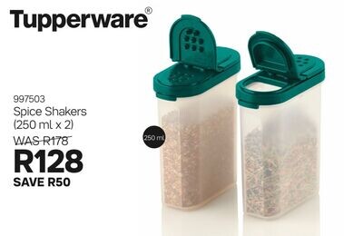 Spice Shakers (250ml x 2)