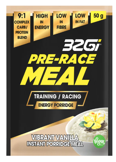 32Gi VANILLA PRE-RACE MEAL SACHETS 50G