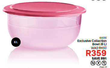 Exclusive Collection Bowl 6L
