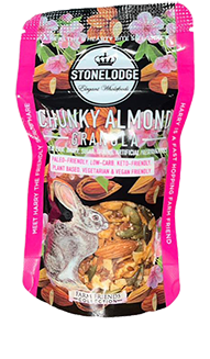 Chunky Almond Granola Snack Pouch 40g