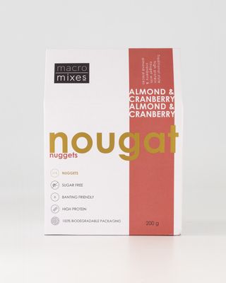 BULK Almond &amp; Cranberry Nougat Nuggets 200g