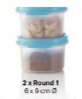 Round Space Saver Size 1 x 2 (Peacock Blue Seal)