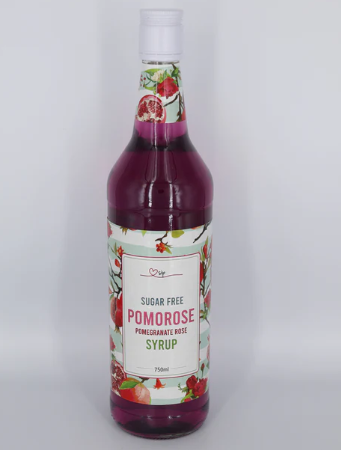 Pomegranate Rose Sugar-Free Syrup 750ml
