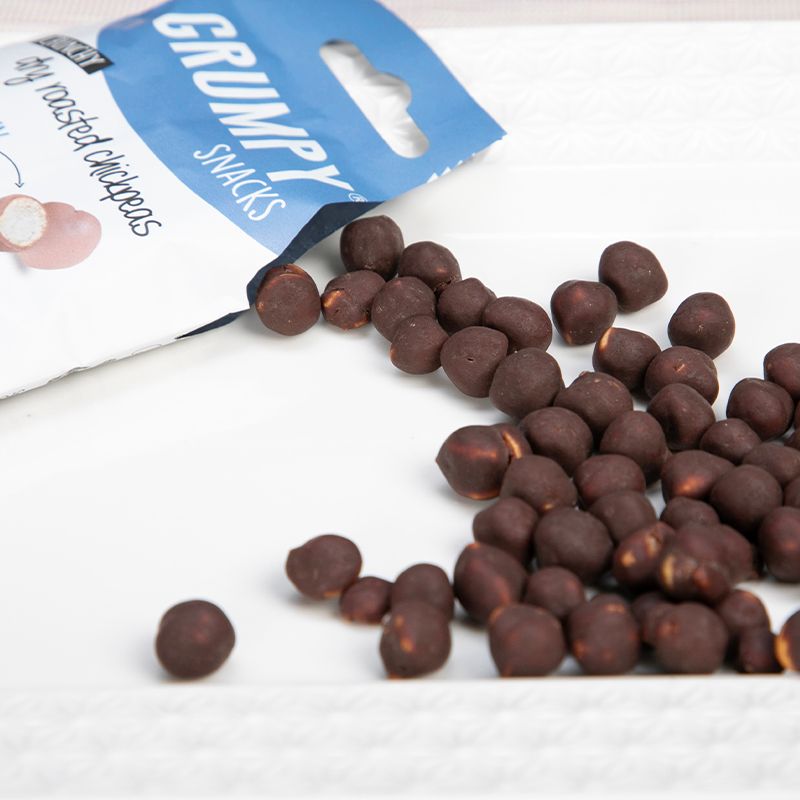 Chocolate coated chickpeas - single 40g packet(s)