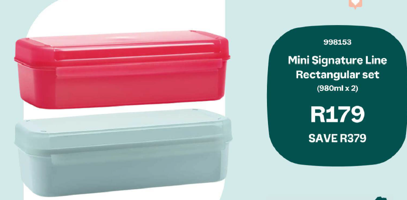 Mini Signature Line Rectangular set