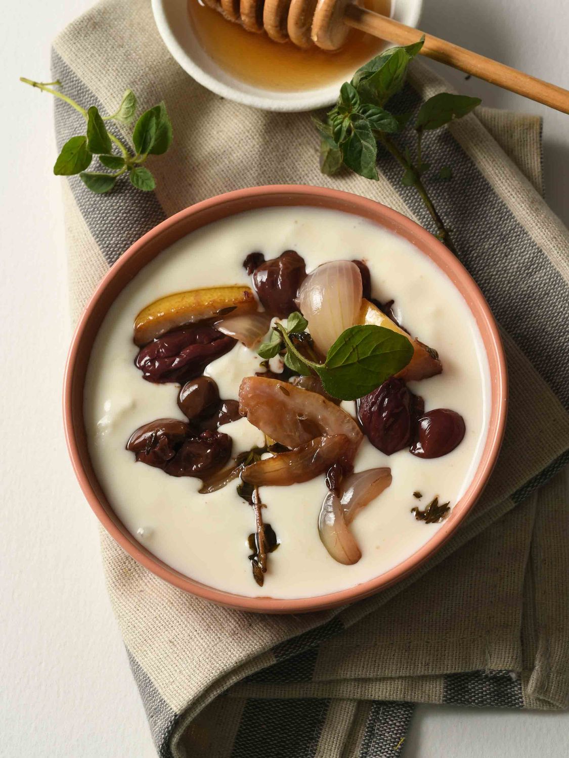 Creamy Feta Dip Topped with Garlic, Herbs &amp; Roasted Olive - 200g