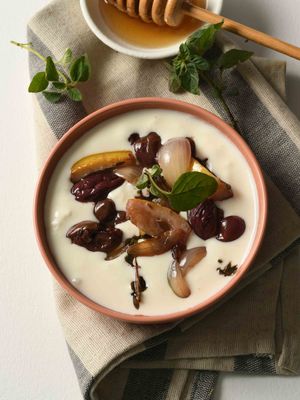 Creamy Feta Dip Topped with Garlic, Herbs &amp; Roasted Olive - 200g