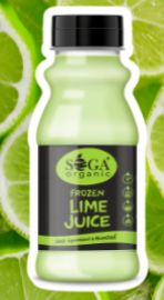Frozen Organic Lime Juice 250ml