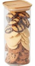 BAMBOO CLEAR STORAGE JAR 1,9L