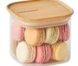 Bamboo Clear Storage Jar 550ml