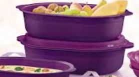 TABLE COLLECTION OVAL SERVER 4L (Purple) (Without colander)