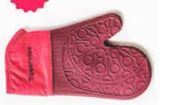 SILICONE OVEN GLOVE BORDEAUX