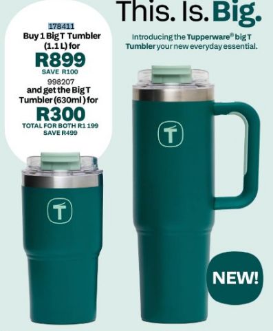BigT Tumbler set (1,1L and 630ml)