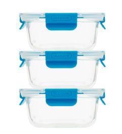 4 Side Lock Glass Oven Dish (1.5L) (3)
