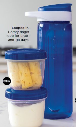 Hydrate+ Bottle (800ml) &amp; Smart Pods (200ml x 2) Blue