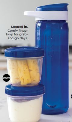 Hydrate+ Bottle (800ml) &amp; Smart Pods (200ml x 2) Blue