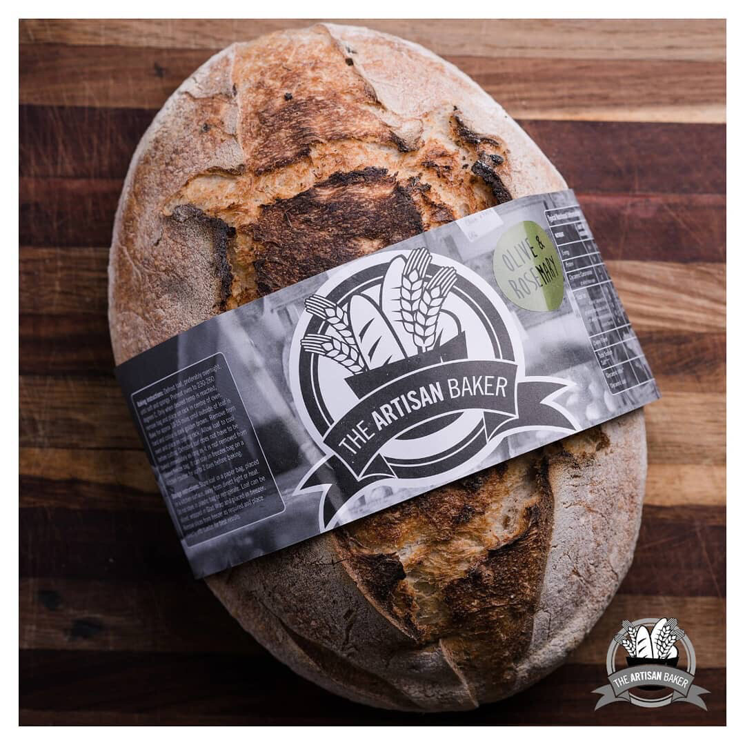 Olive &amp; Rosemary Sourdough Bread (Frozen &amp; Sliced)