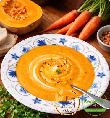 Creamy butternut and carrot soup (Slightly spiced) 500ml