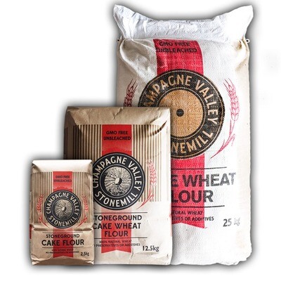 Champagne Valley Stoneground Cake Flour 25kg 