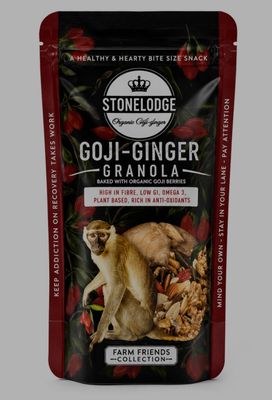 Stonelodge Goji-Ginger Granola Snack Pouch 40g