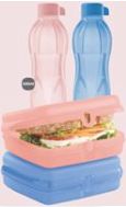 Sandwich Keeper &amp; Eco Bottle Set (Sweet Morning)