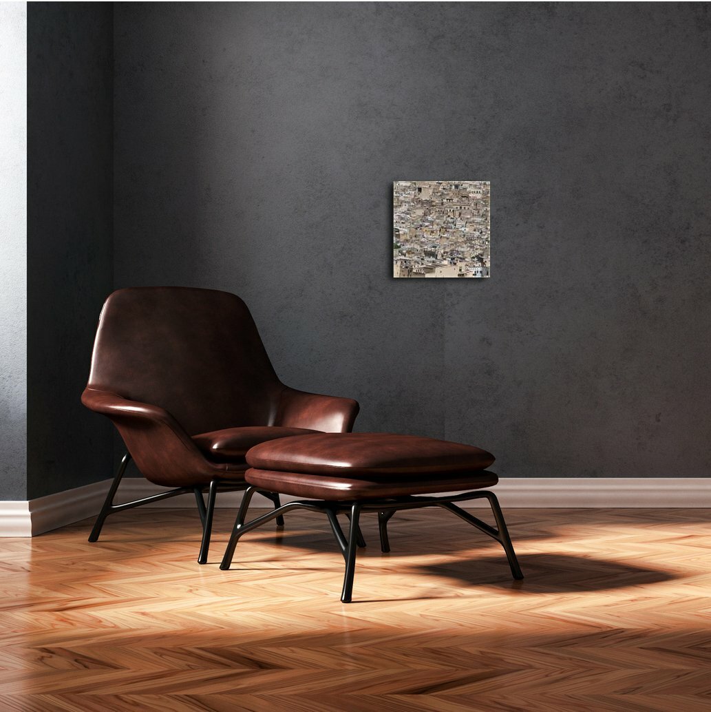 Leinwandbild Quadratisch Medina Marokko II