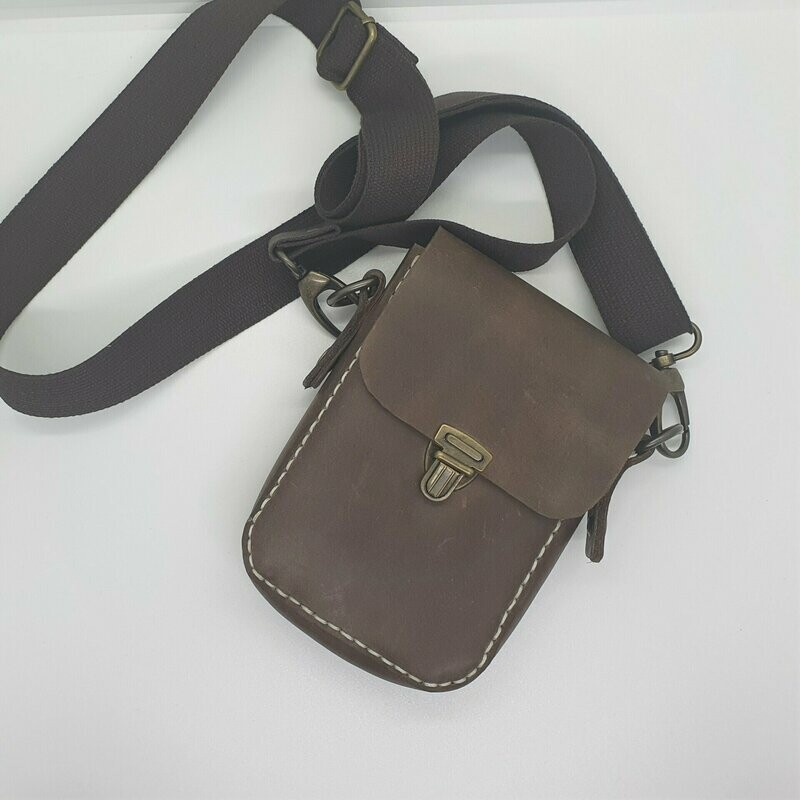 Handtasche Leder kleine Umhängetasche braun Handtasche Leder kleine Umhängetasche braun