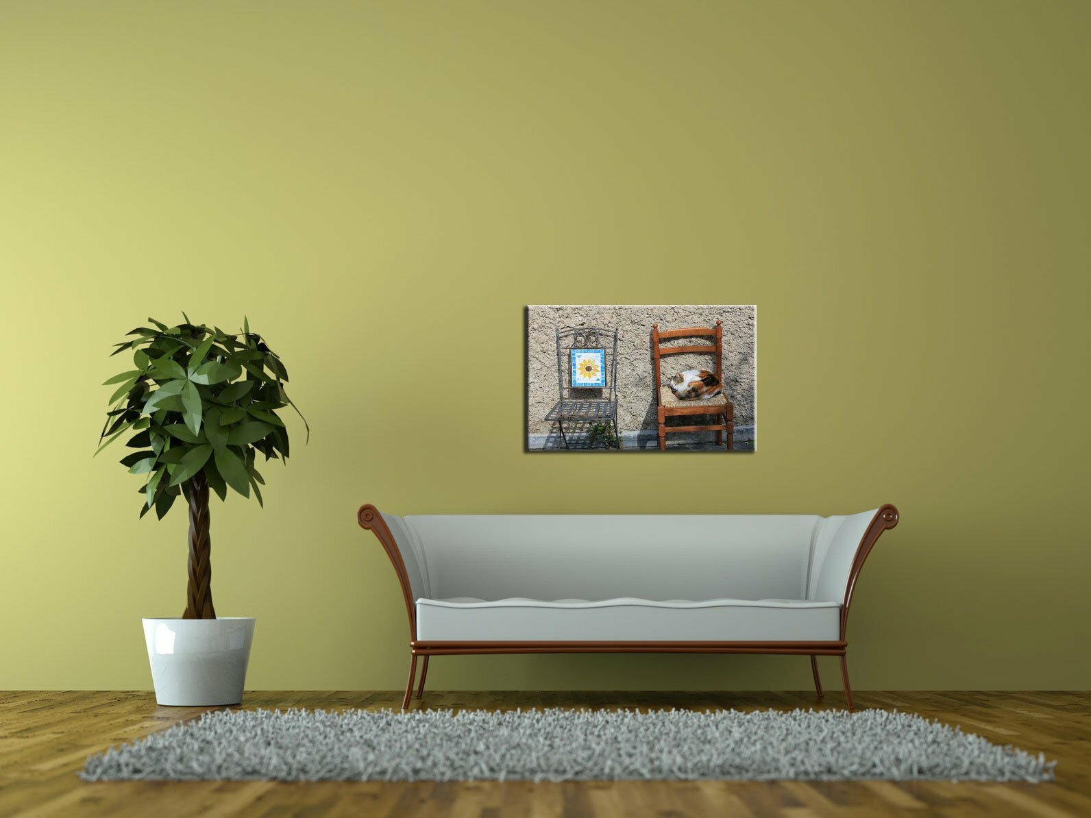 Leinwandbild Siesta